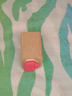 JRL Design Winter Mitten Rubber Stamp Wood
