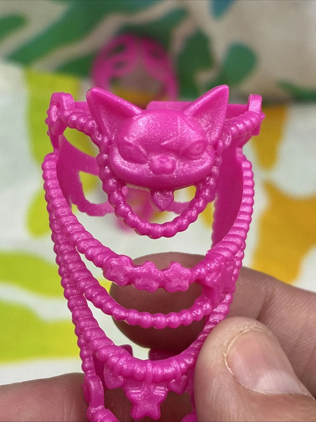 Monster High G3 Catty Noir Hauntlywood Mysteries Doll Pink Boot Chains Only