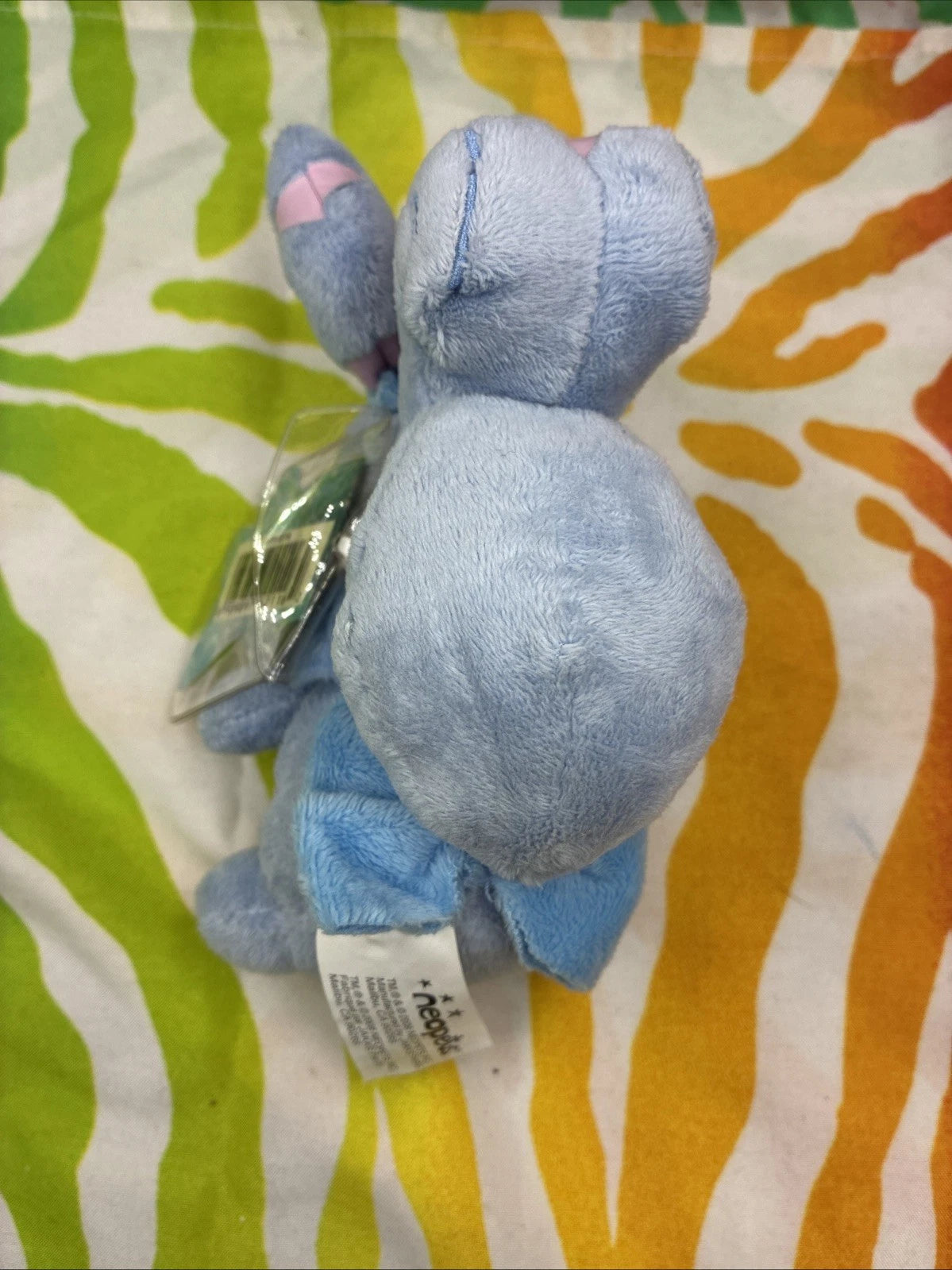 Neopets Striped Usul Keyquest Plush With Sealed Code Tag 2008 Series 4