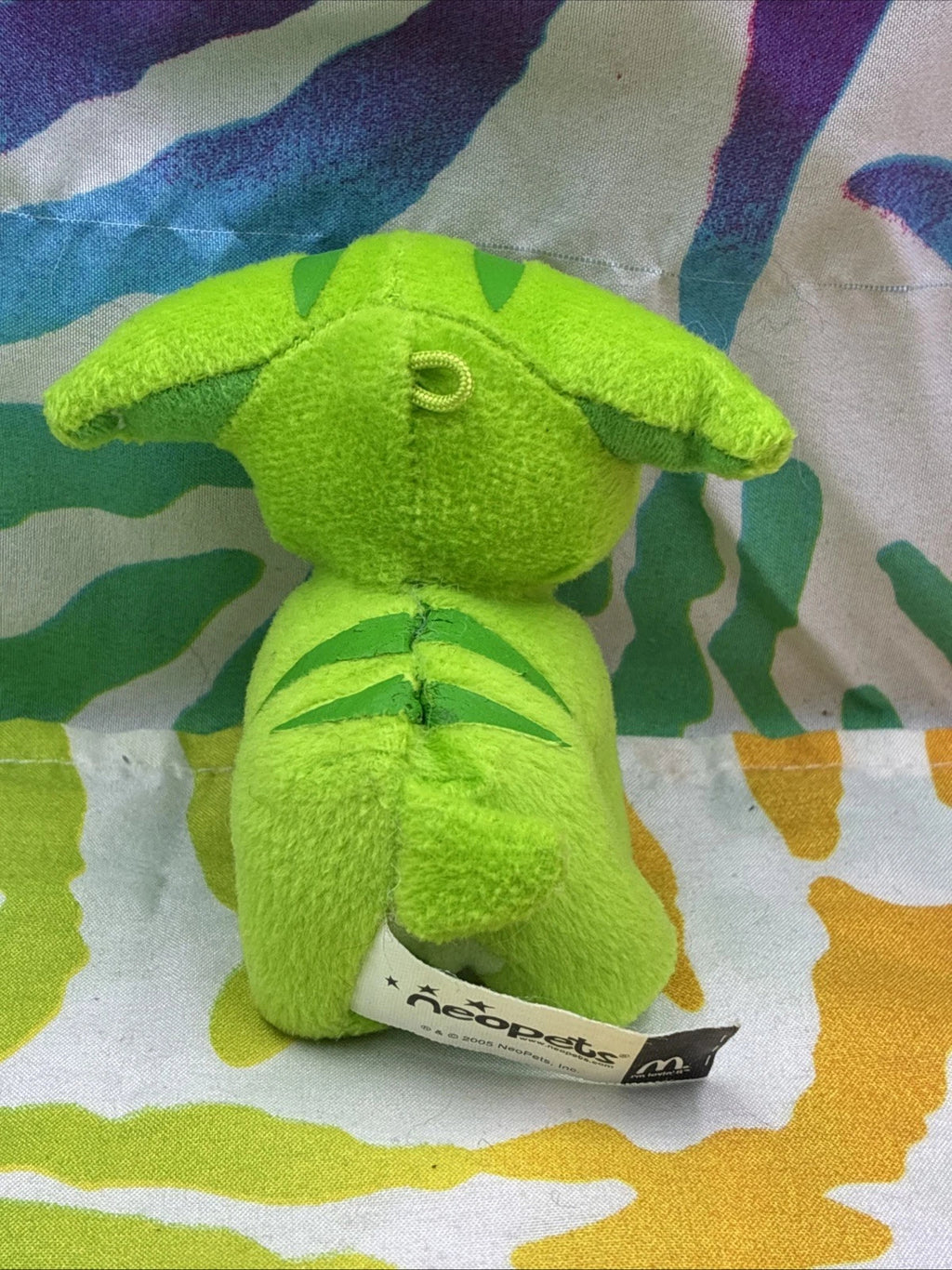 Neopets McDonald’s Green Poogle Happy Meal 5” Toy Plush 2005