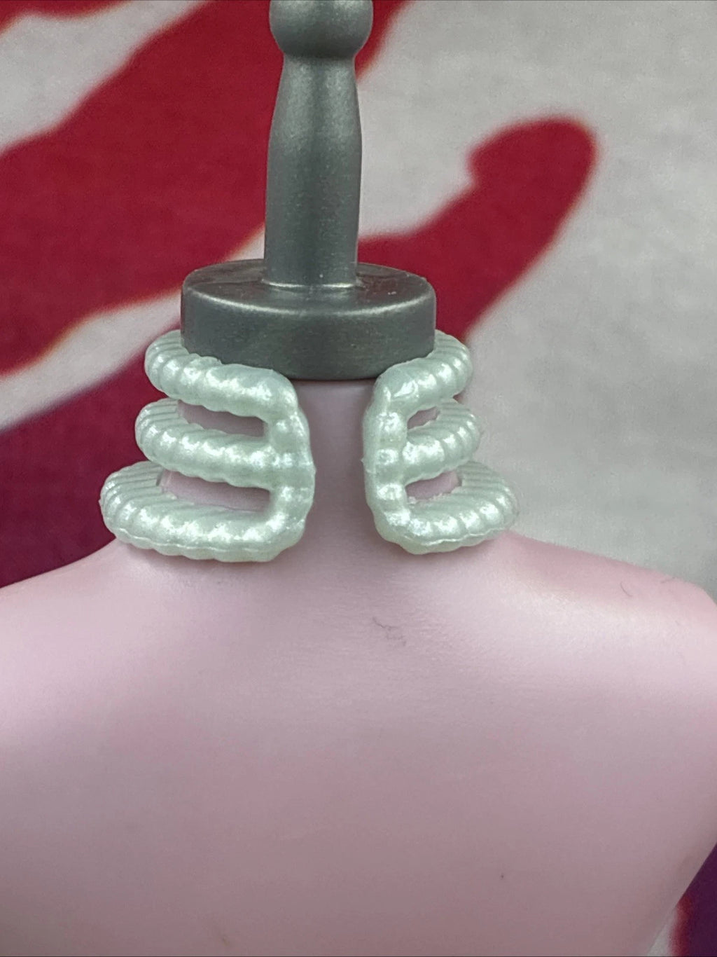 Monster High G3 Catty Noir Hauntlywood Mysteries Doll Jewelry Silver Choker Only