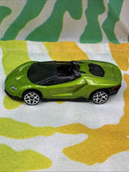 Hot Wheels 2016 Lamborghini Centenario Roadster Green Diecast Car Loose FYB38