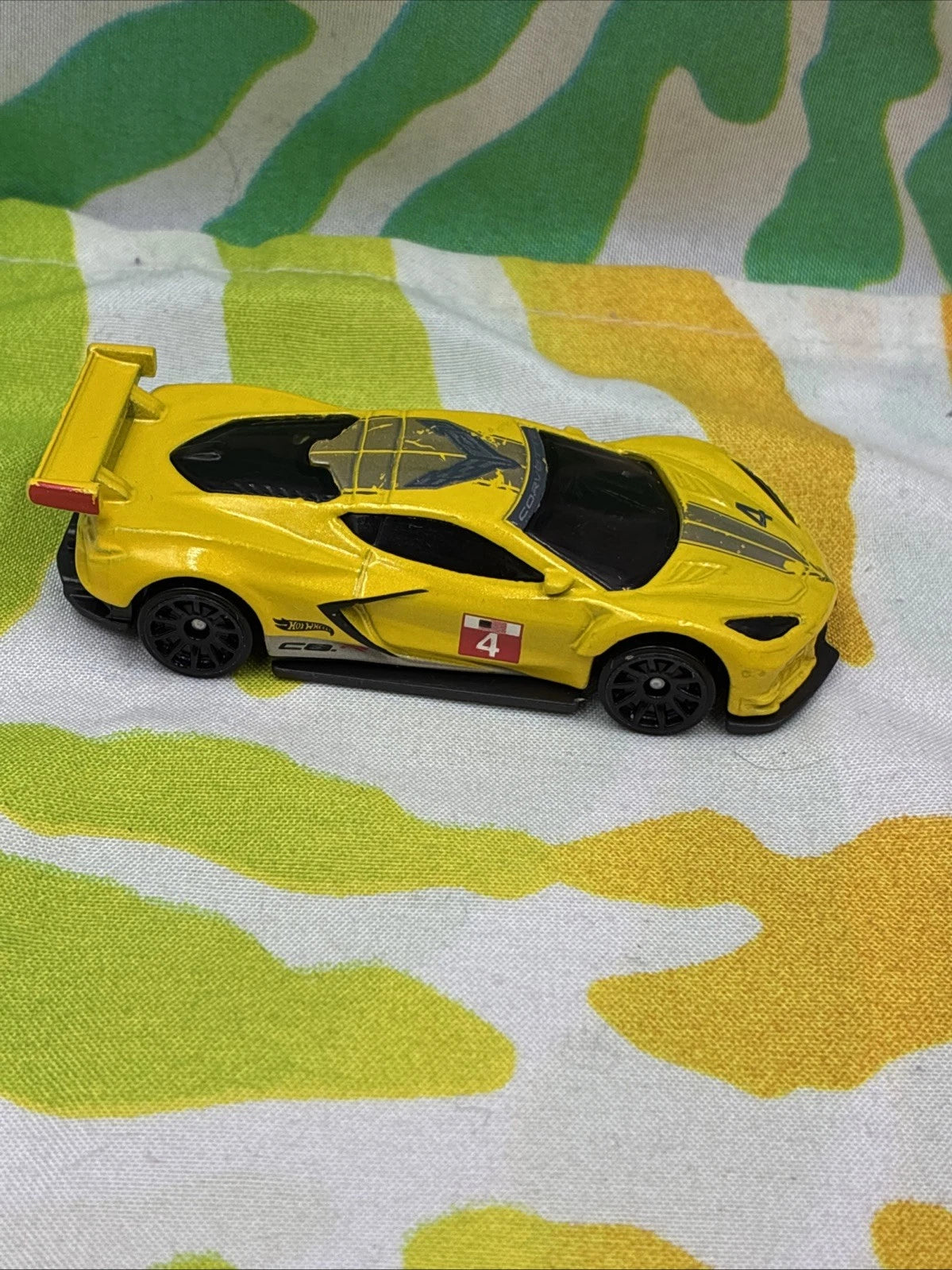 Hot Wheels 2020 Corvette C8.R Yellow Diecast Car Loose GRX31