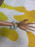 Monster High G3 Catty Noir Hauntlywood Mysteries Doll Silver Bracelets Only