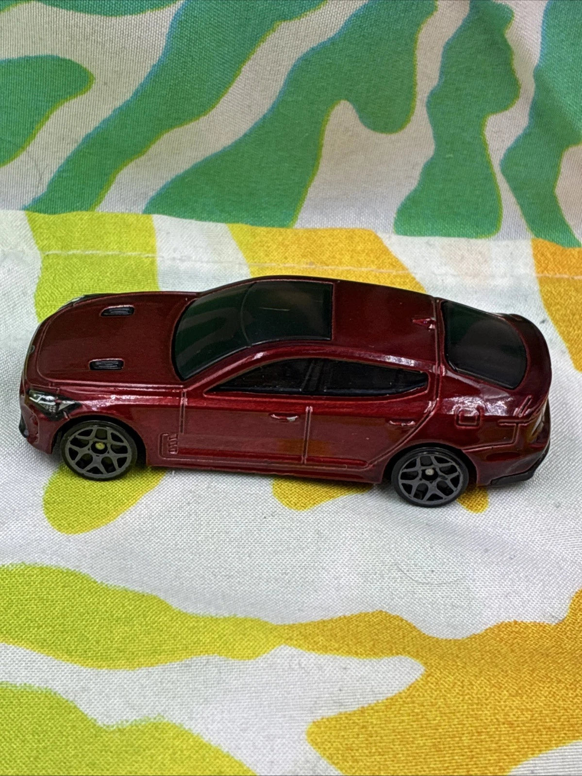 Hot Wheels 2019 Kia Stinger GT Dark Red Diecast Car Loose GHB37