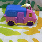 Polly Pocket Pollyville Ice Cream Truck W/ Doll & Table 2018