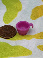 LPS Littlest Pet Shop Accessories Dark Pink Cup