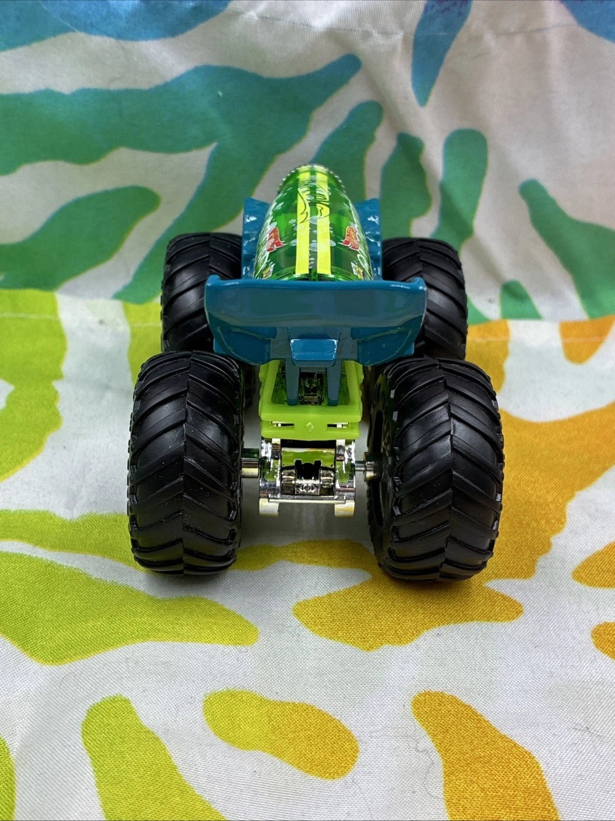 Hot Wheels Monster Truck Carbonator XXLime 2022 Green & Blue Loose