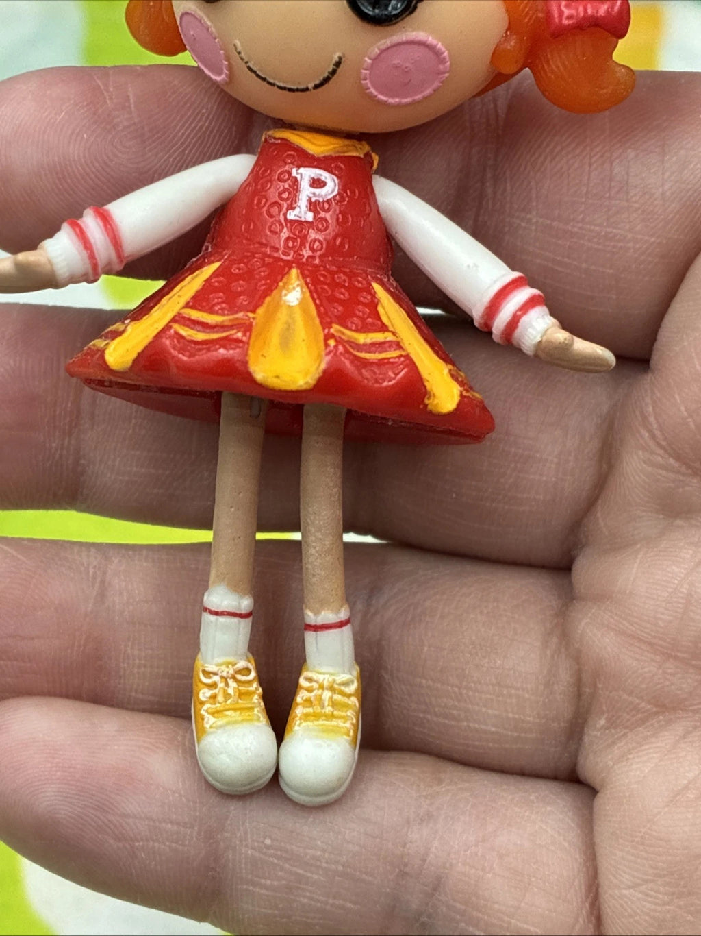 Lalaloopsy Mini Peppy Pom Poms 3” Cheerleader Doll Only