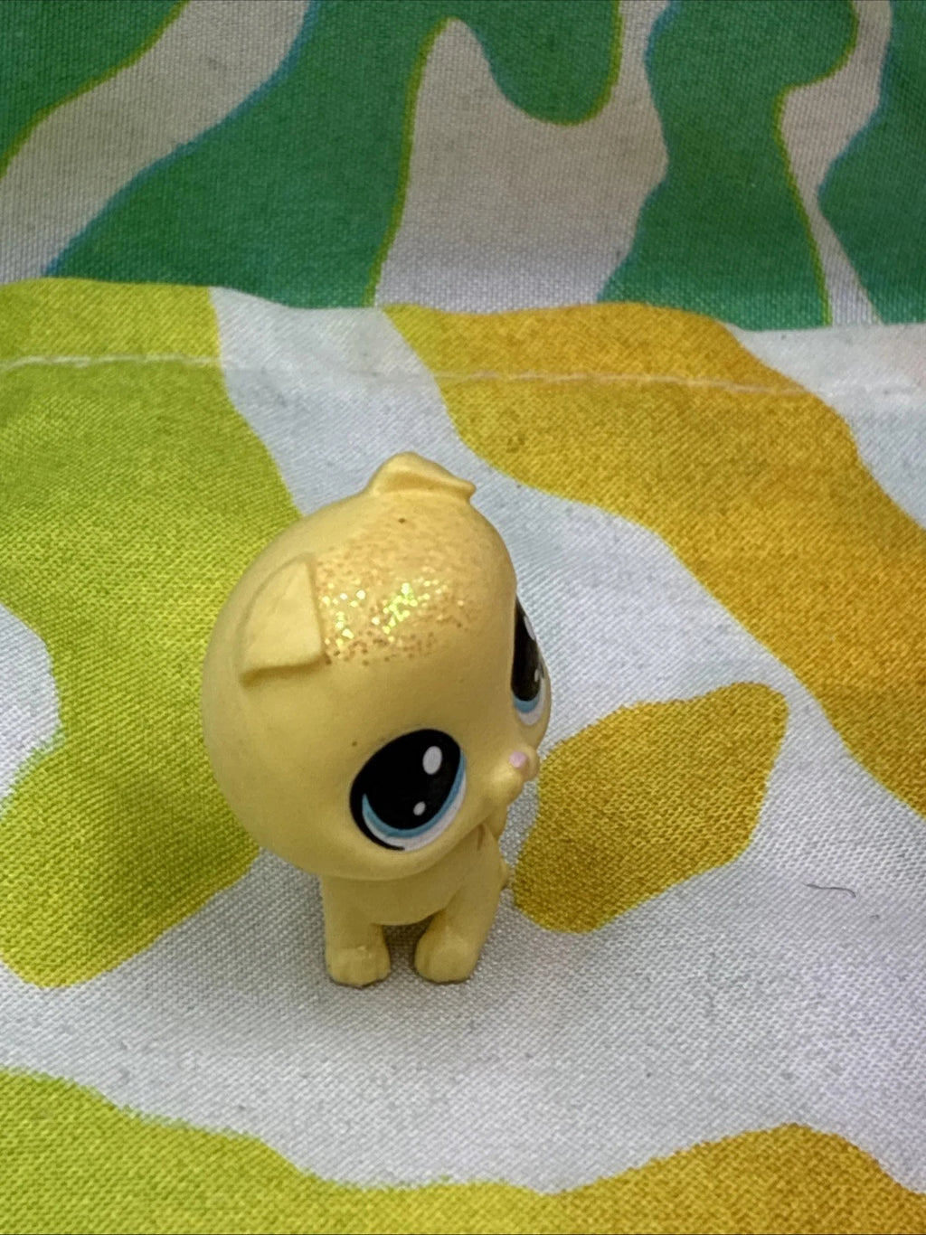 LPS Littlest Pet Shop Lemon Dazzleby Cat Shorthair Mini Rainbow Friends Figure
