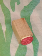 JRL Design Pumpkin Outline #J64 Rubber Stamp Wood
