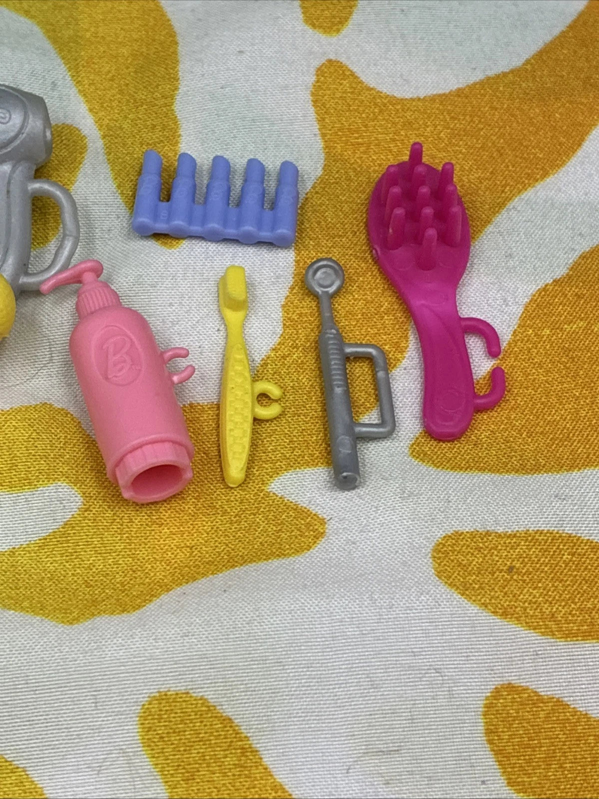 Barbie Doll Bathroom Accessories Lot Of 10 Various Items