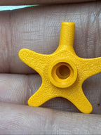 Lego Water Animal Set Of 2 Starfish Sea Star Medium Orange Trans-Neon Green X112