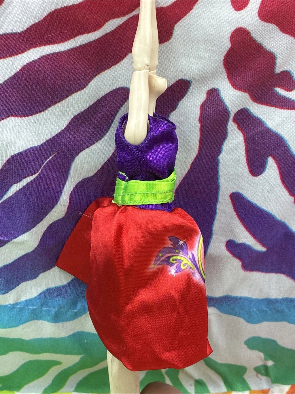 Disney Descendants Freddie Neon Lights Doll Clothes Dress Only