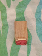 JRL Design Trick Or Treat Bag Rubber Stamp Wood Halloween
