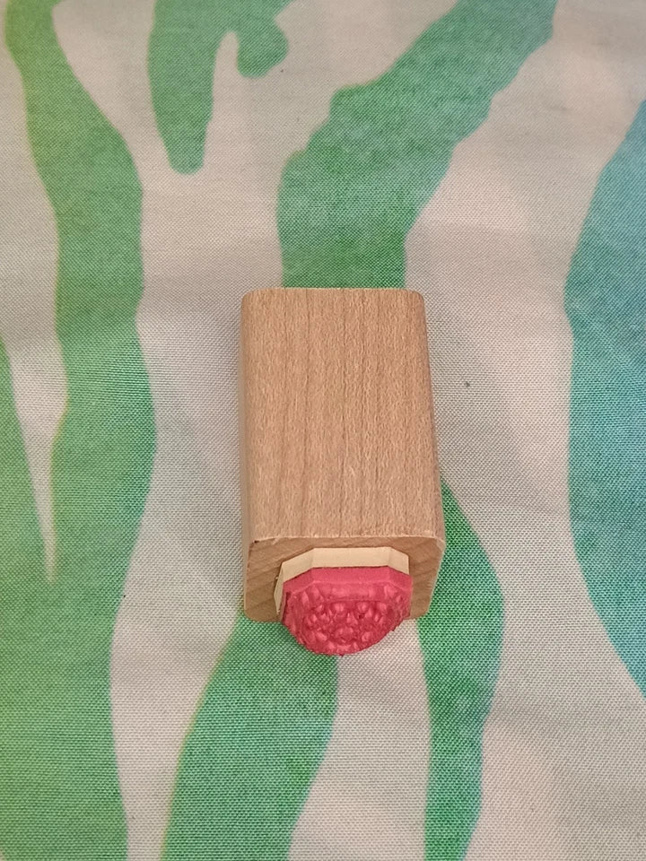 Close To My Heart Tulip Easter Egg Rubber Stamp Wood