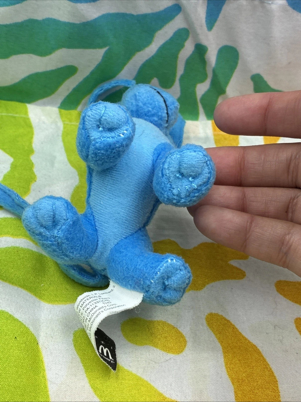 Neopets McDonald’s Blue Gelert Happy Meal 5” Plush Toy 2005