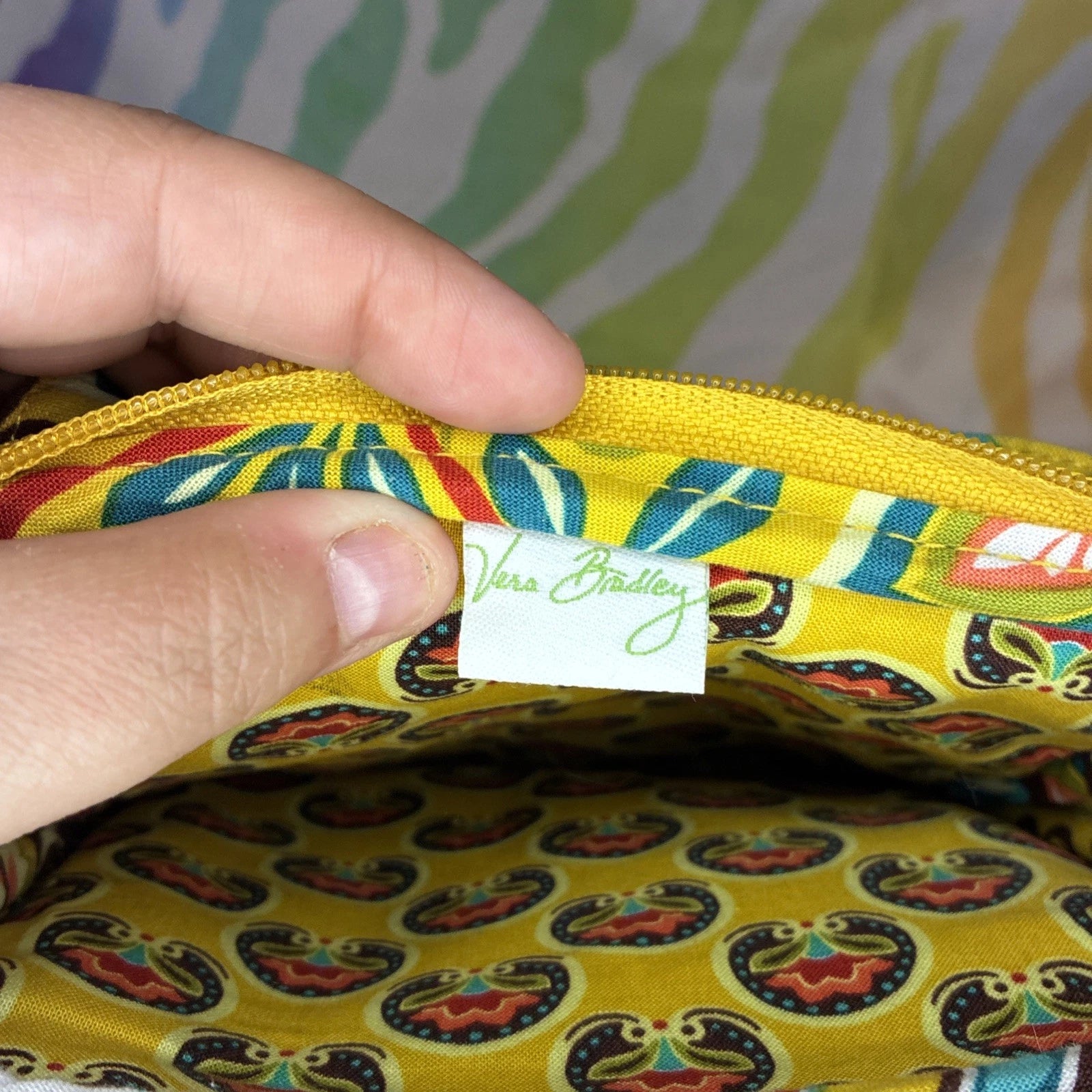 Vera Bradley Floral Paisley Provencal Mini Hipster Crossbody Bag