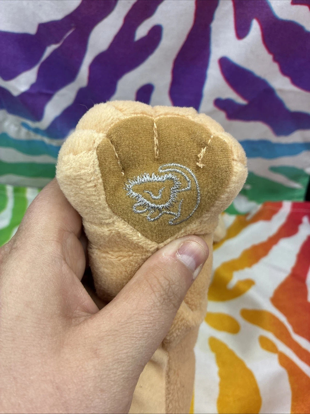 Disney Lion King Sweetheart Simba & Nala Kissing Plush Set W/ Necklaces 2002