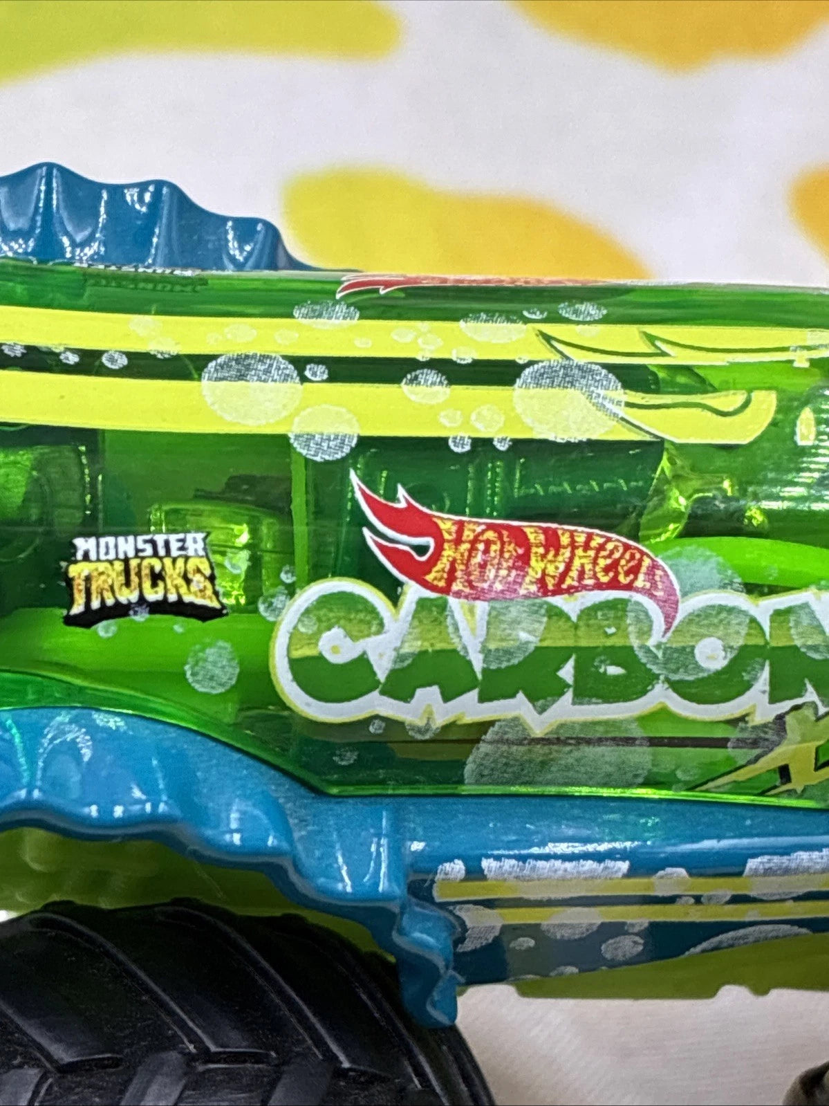 Hot Wheels Monster Truck Carbonator XXLime 2022 Green & Blue Loose