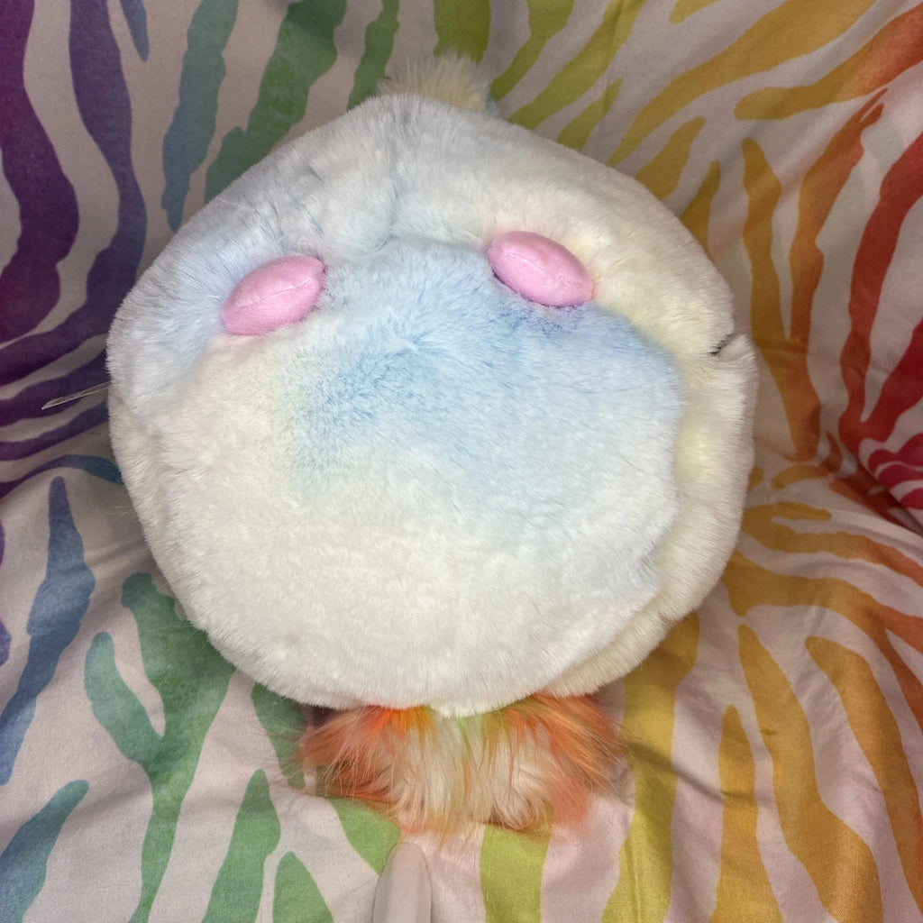 FAO Schwarz Chibi Pals Pastel Tie Dye Bunny Stuffed Animal Plush