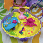 Polly Pocket Tiny Power Seashell Purse Sub & Dolls Flawed