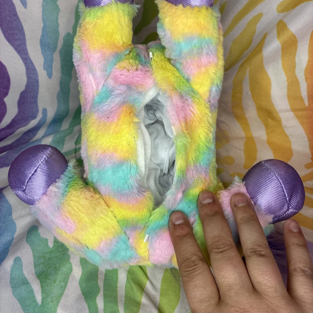 Unicorn Baby Surprise Skyla Mother W/ 2 Babies Pastel Tie Dye Plush