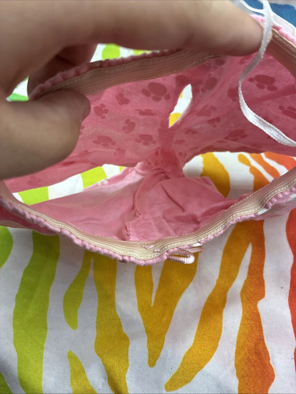 Build A Bear Clothes Glow In The Dark Pink Paw Sleeping Pjs