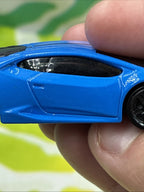 Hot Wheels 2014 Lamborghini Huracán LP 610-4 Blue Diecast Car Loose CFH19
