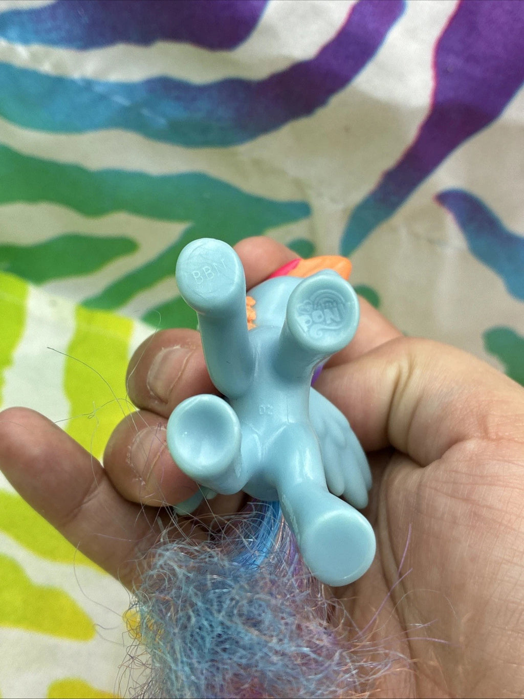 McDonald’s My Little Pony Rainbow Dash Happy Meal Toy 2012 No Clip