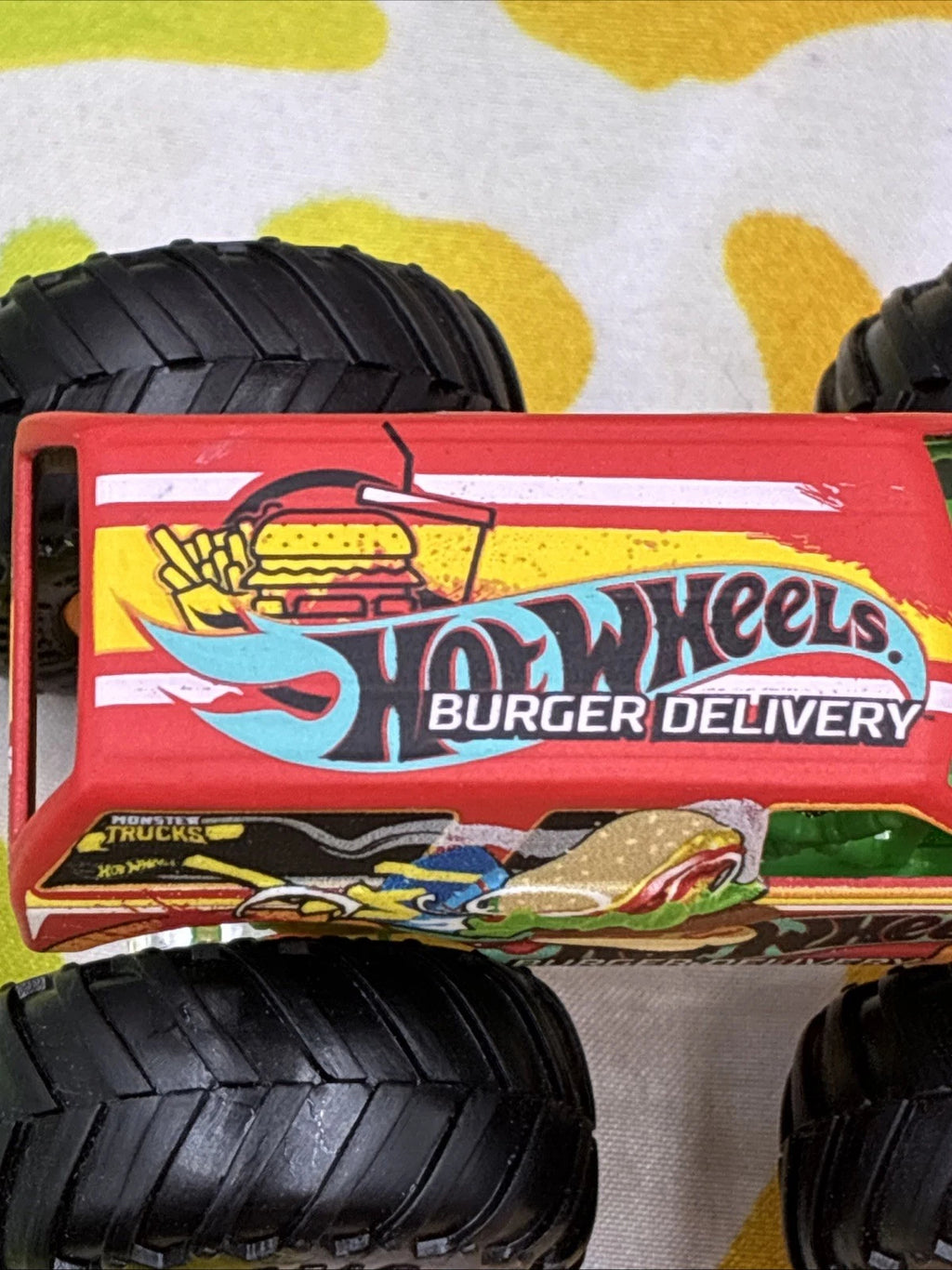 Hot Wheels Burger Delivery Monster Truck Loose