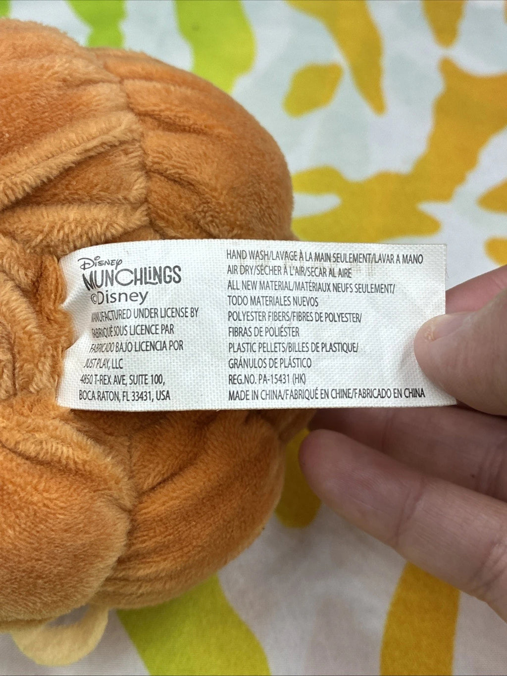 Disney Munchlings Series 1 Single Serve Pumbaa Pumpkin Sage Scented Plush