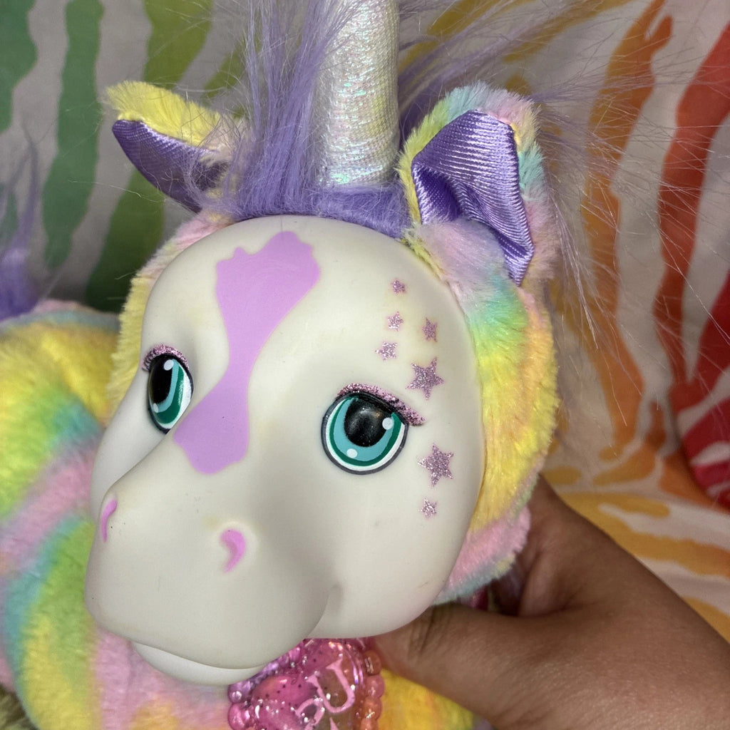Unicorn Baby Surprise Skyla Mother W/ 2 Babies Pastel Tie Dye Plush