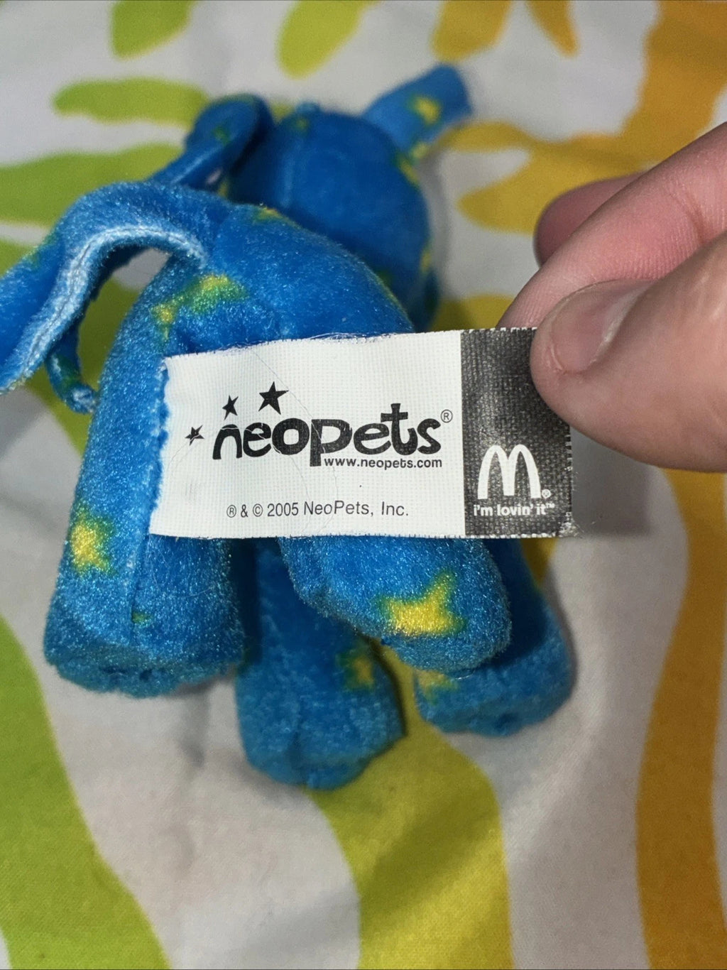 Neopets McDonald’s Starry Gelert Happy Meal 5” Plush Toy 2005