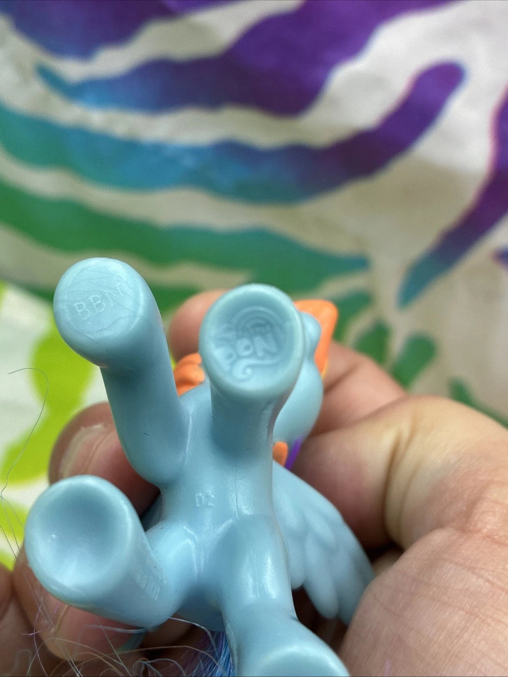 McDonald’s My Little Pony Rainbow Dash Happy Meal Toy 2012 No Clip