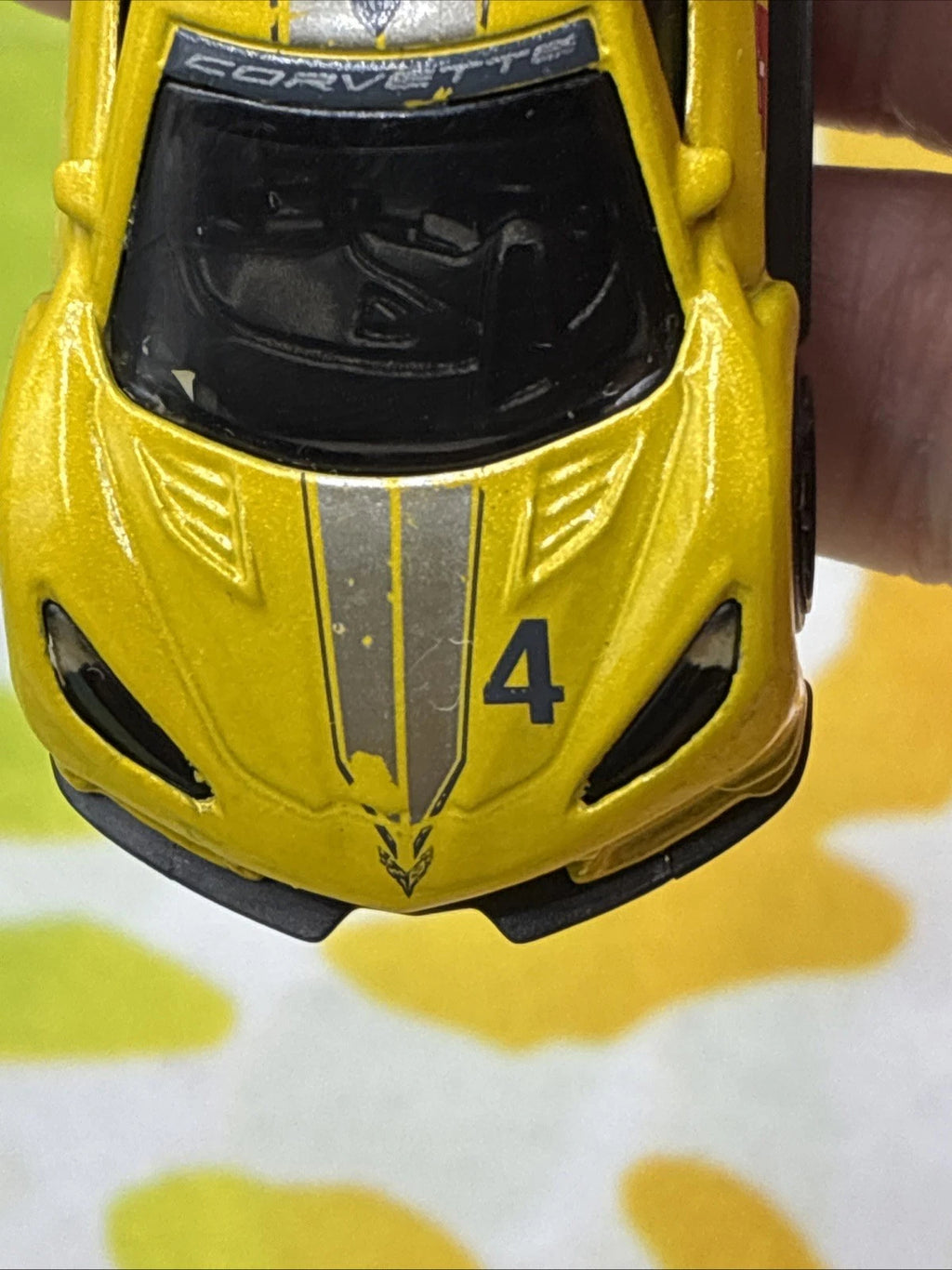 Hot Wheels 2020 Corvette C8.R Yellow Diecast Car Loose GRX31