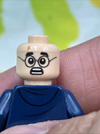 LEGO Harry Potter - Dark Blue Zip Up, Dark Bluish Gray Short Legs hp153