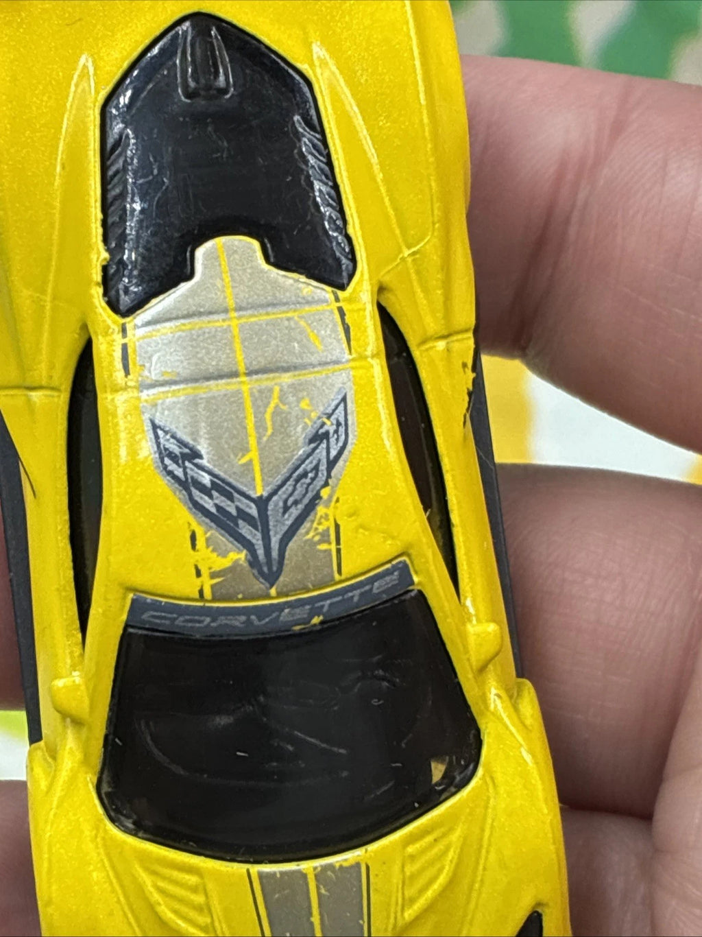 Hot Wheels 2020 Corvette C8.R Yellow Diecast Car Loose GRX31