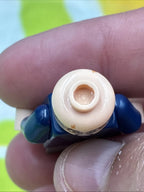 LEGO Harry Potter - Dark Blue Zip Up, Dark Bluish Gray Short Legs hp153