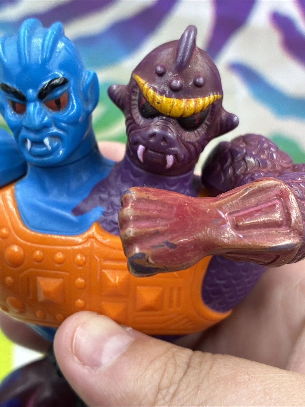 Two Bad Masters Of The Universe Round Back 1984 Mattel Vintage Action Figure