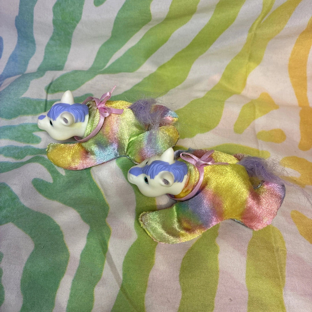 Unicorn Baby Surprise Skyla Mother W/ 2 Babies Pastel Tie Dye Plush