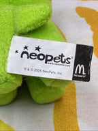Neopets McDonald’s Green Poogle Happy Meal 5” Toy Plush 2005