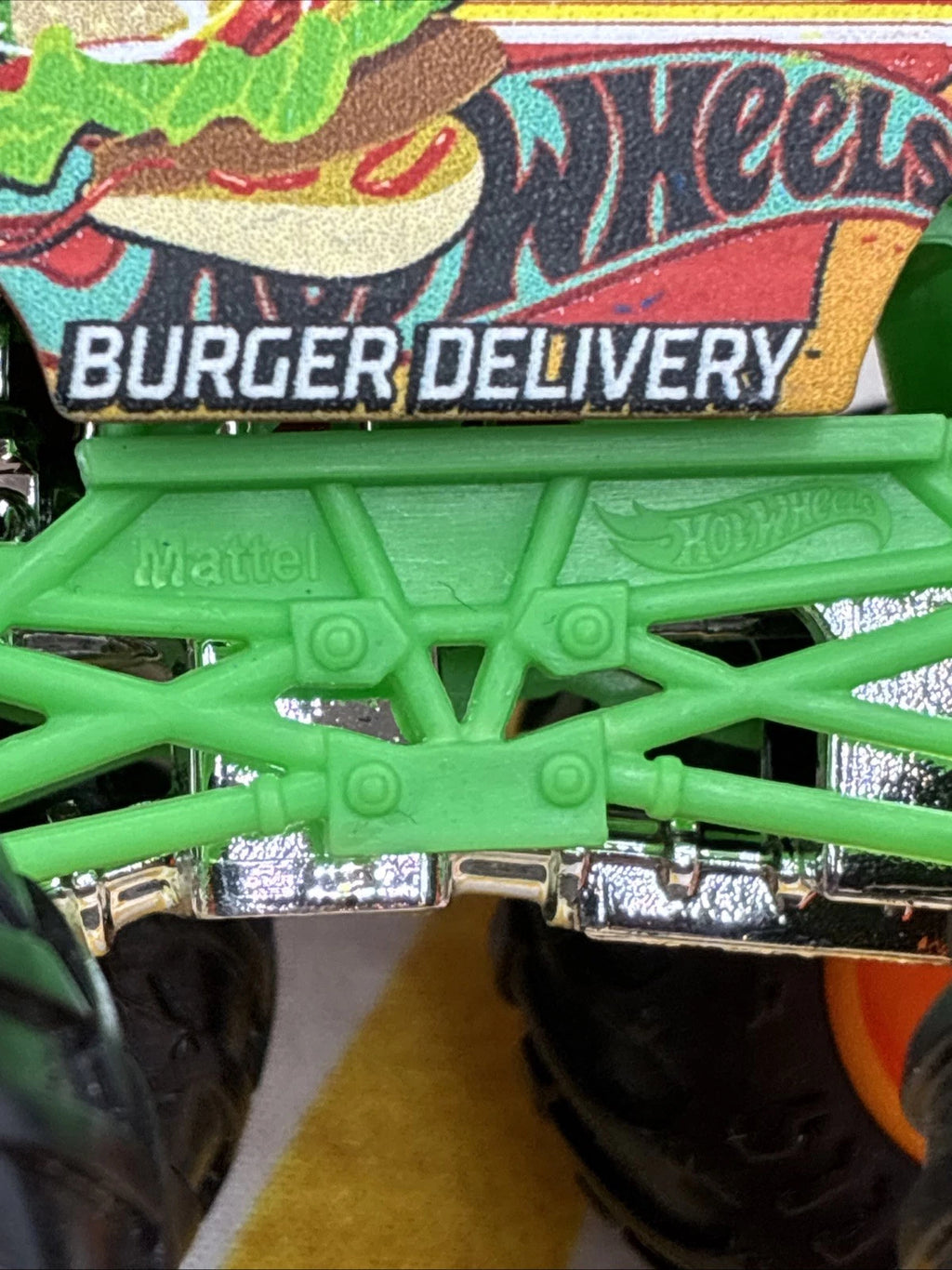 Hot Wheels Burger Delivery Monster Truck Loose