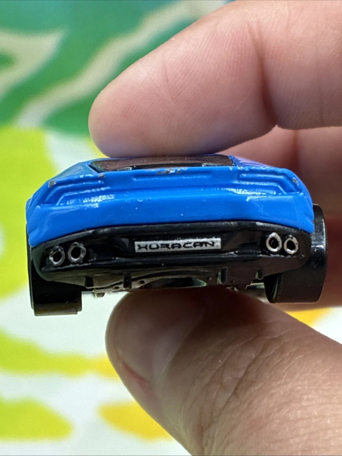 Hot Wheels 2014 Lamborghini Huracán LP 610-4 Blue Diecast Car Loose CFH19