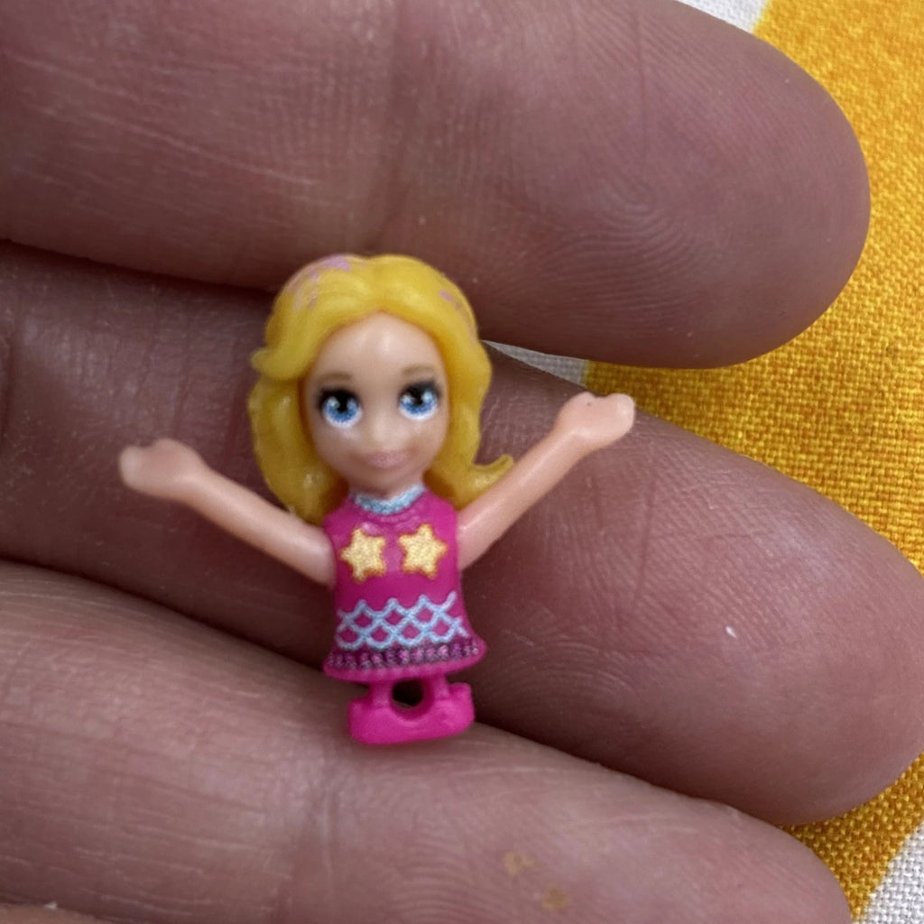Polly Pocket Tiny Power Seashell Purse Sub & Dolls Flawed