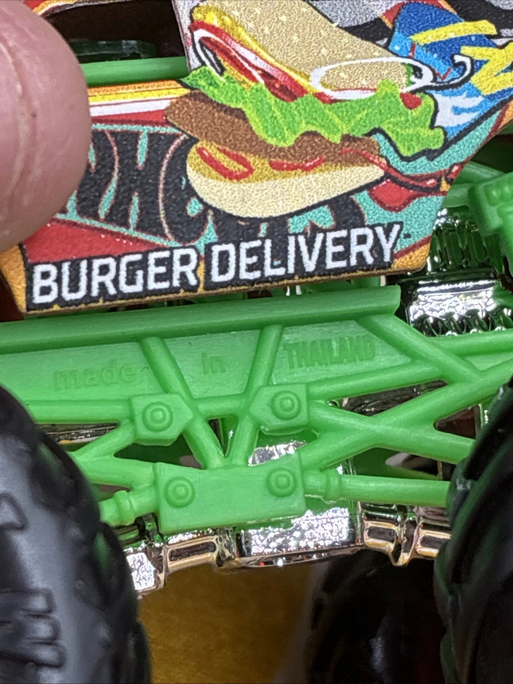Hot Wheels Burger Delivery Monster Truck Loose